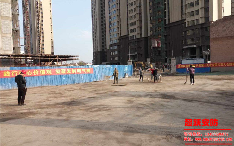 2017年11月2日太谷田森匯工地打掃衛生